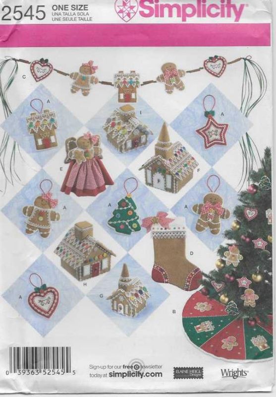 Picture of A14 SIMPLICITY 2545: CHRISTMAS DECORATIONS 
