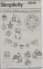 Picture of A14 SIMPLICITY 2545: CHRISTMAS DECORATIONS 